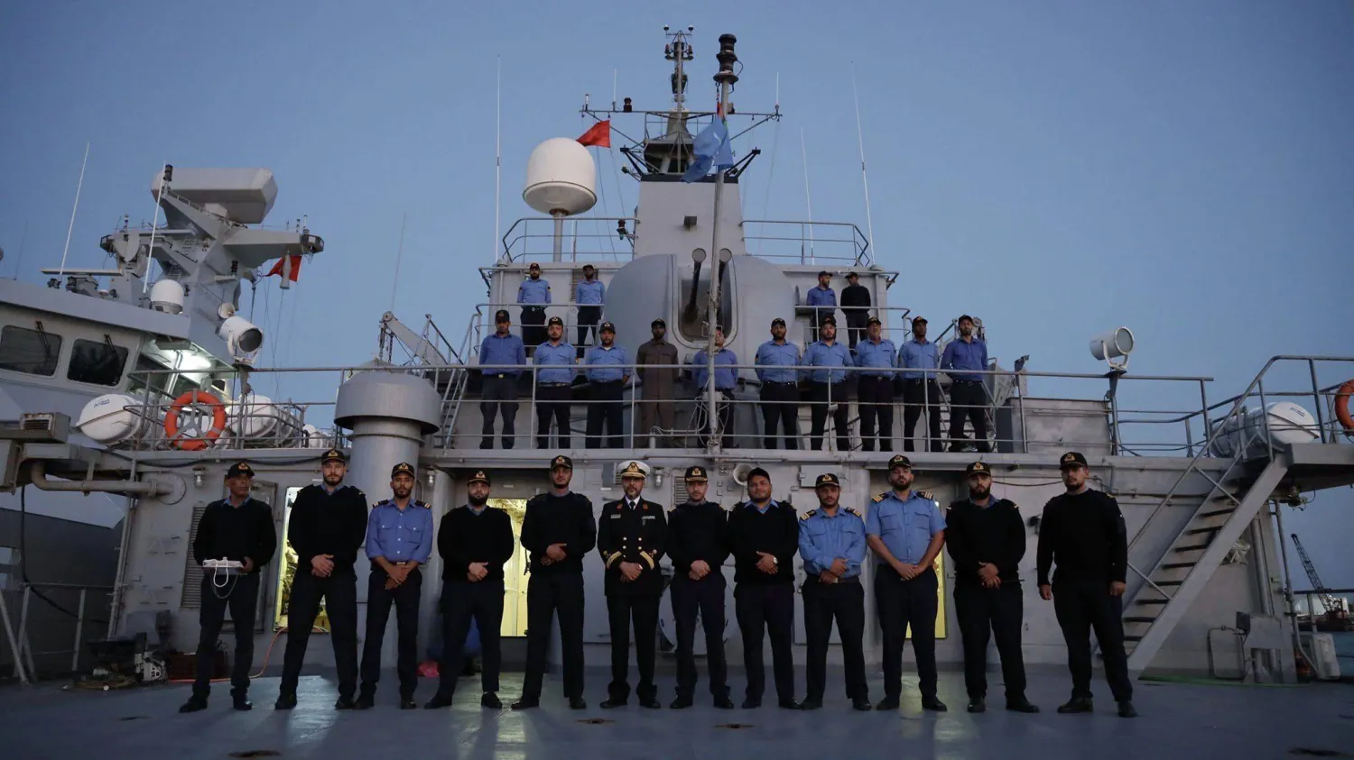 جانب من القوات المشاركة في التدريب العسكري بتونس (رئاسة أركان قوات غرب ليبيا)