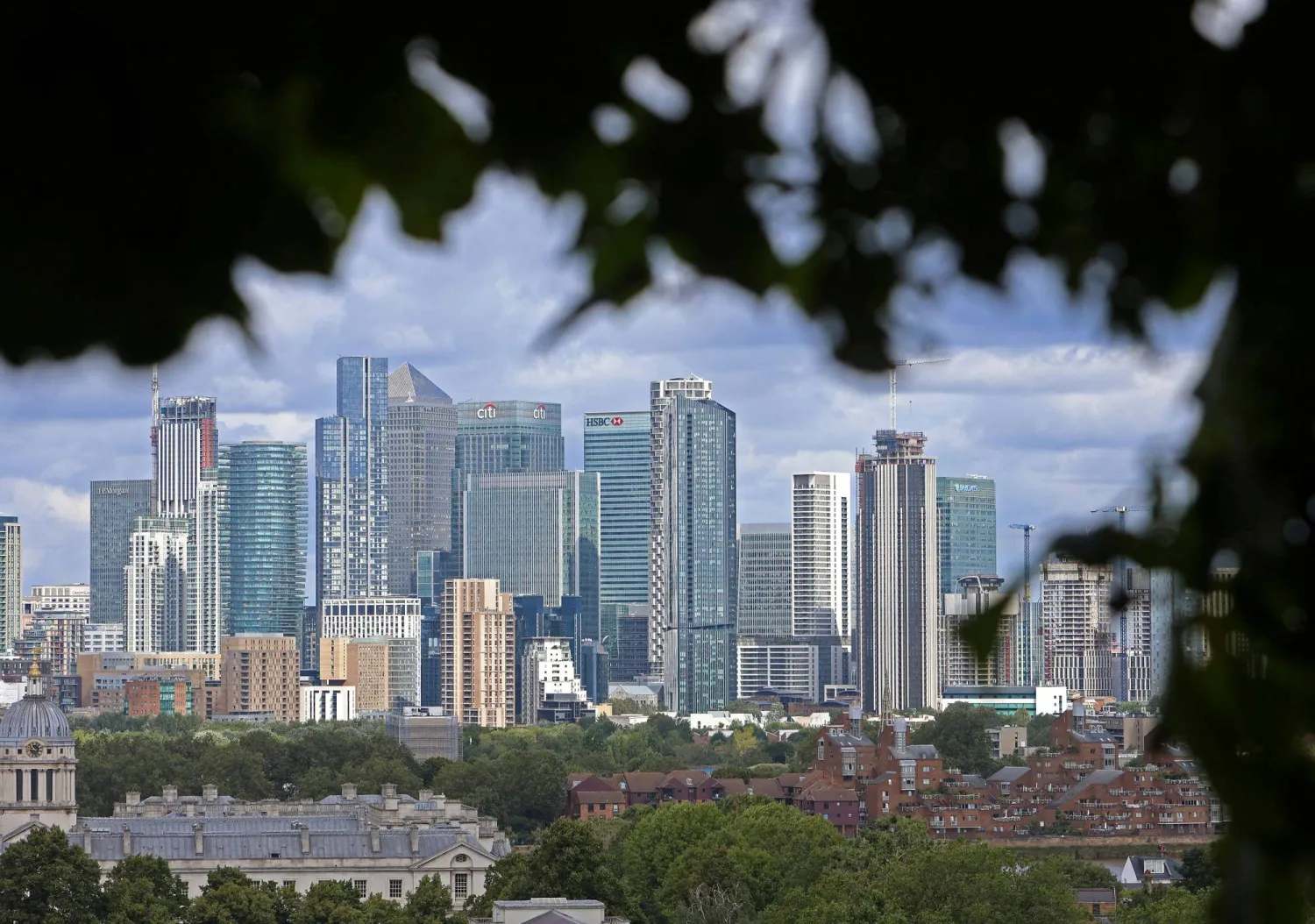 FILE PHOTO: A view of HSBC building in Canary Wharf financial district in London, Britain, August 1, 2023. REUTERS/Susannah Ireland/File Photo