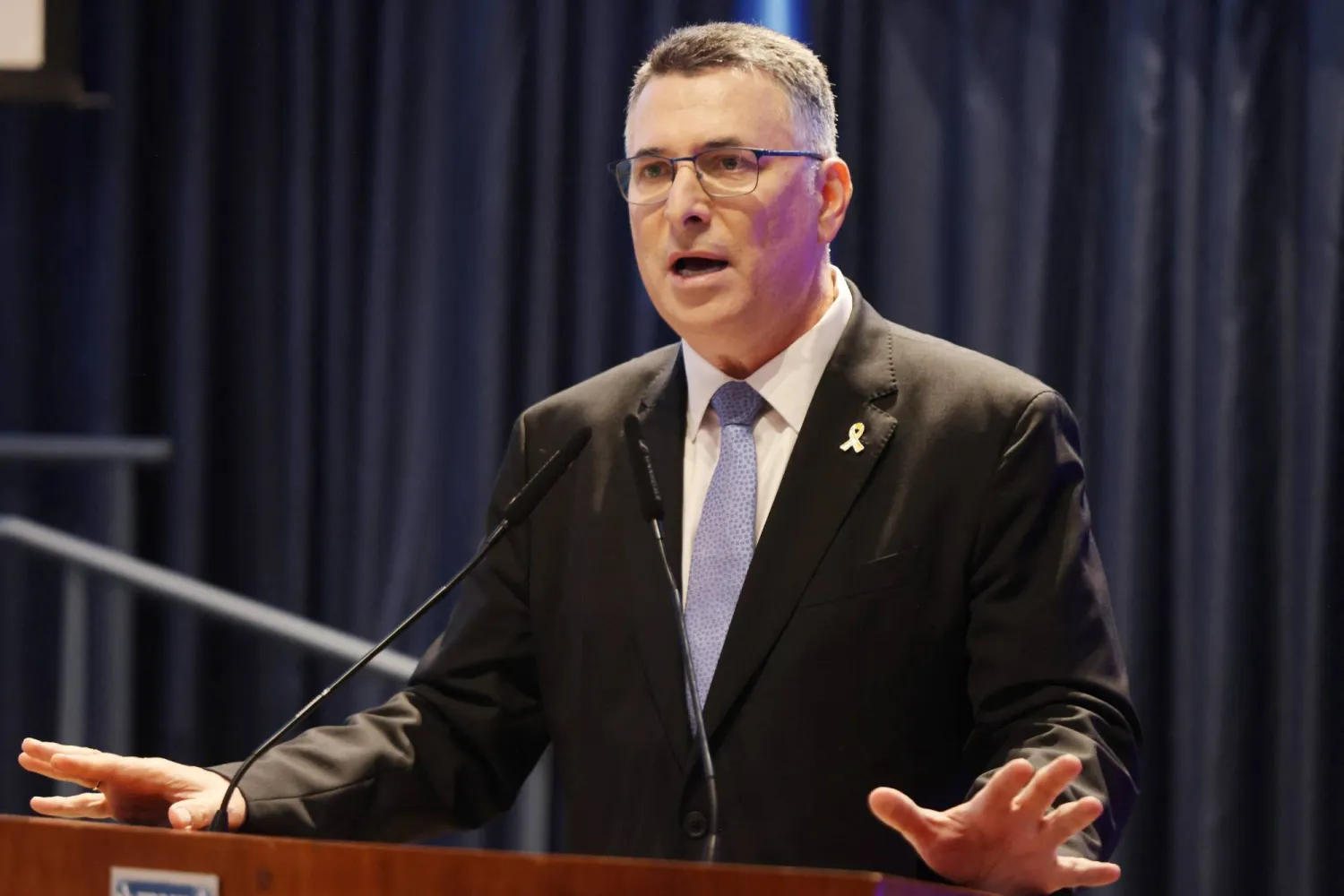 وزير الخارجية الإسرائيلي جدعون ساعر (أ.ف.ب)