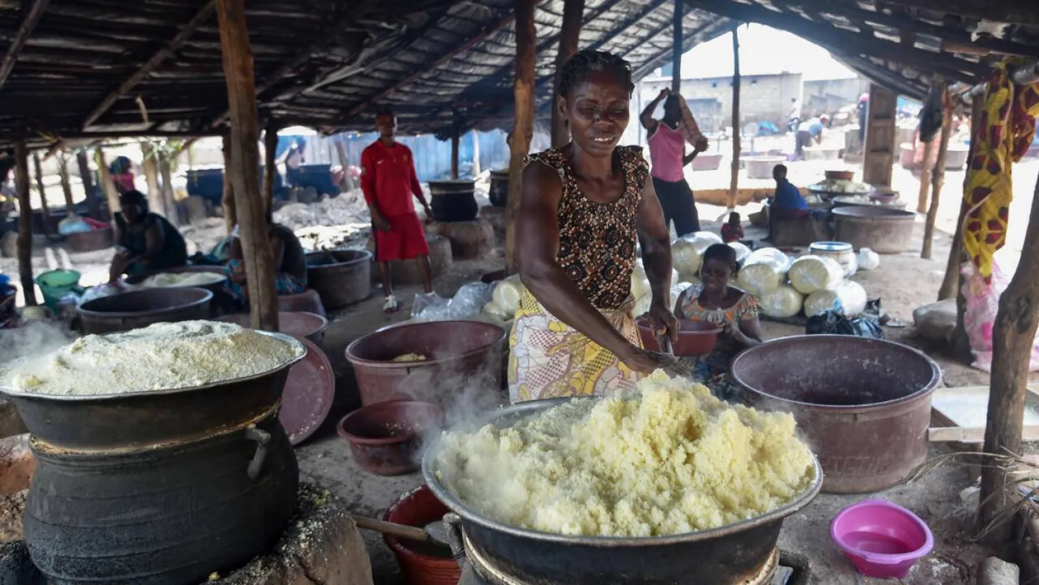 Attieke has become a defining feature of Ivorian culture and a source of pride exported across the continent. Sia KAMBOU / AFP
