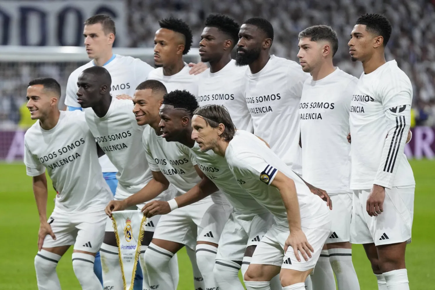 لقطة جماعية لريال مدريد (أ.ب)