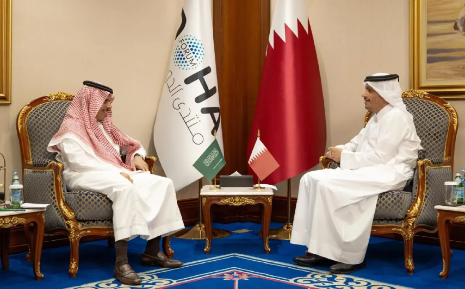 The two officials reviewed relations and ways to boost them, and discussed regional and international issues. - SPA