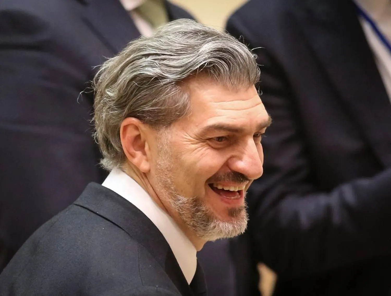  Mikheil Kavelashvili reacts after he was elected the country's new president in the parliament, in Tbilisi, Georgia December 14, 2024. (Reuters)