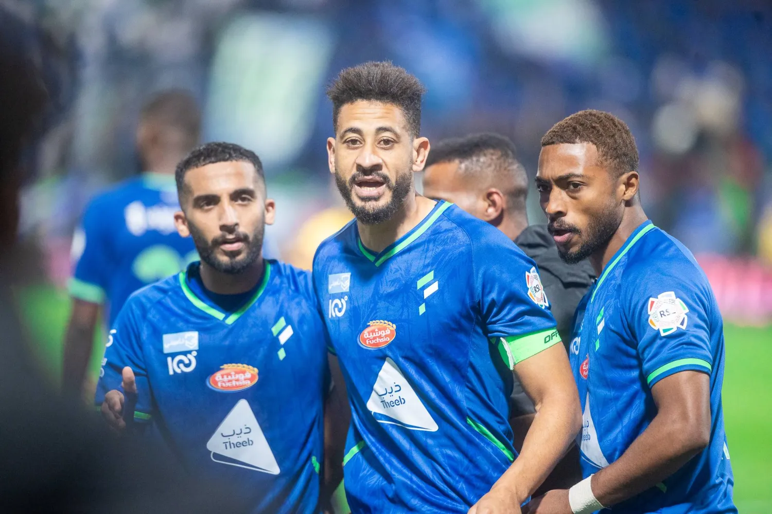 تنفس فريق الفتح الصعداء بهذا الفوز (تصوير: عيسى الدبيسي)