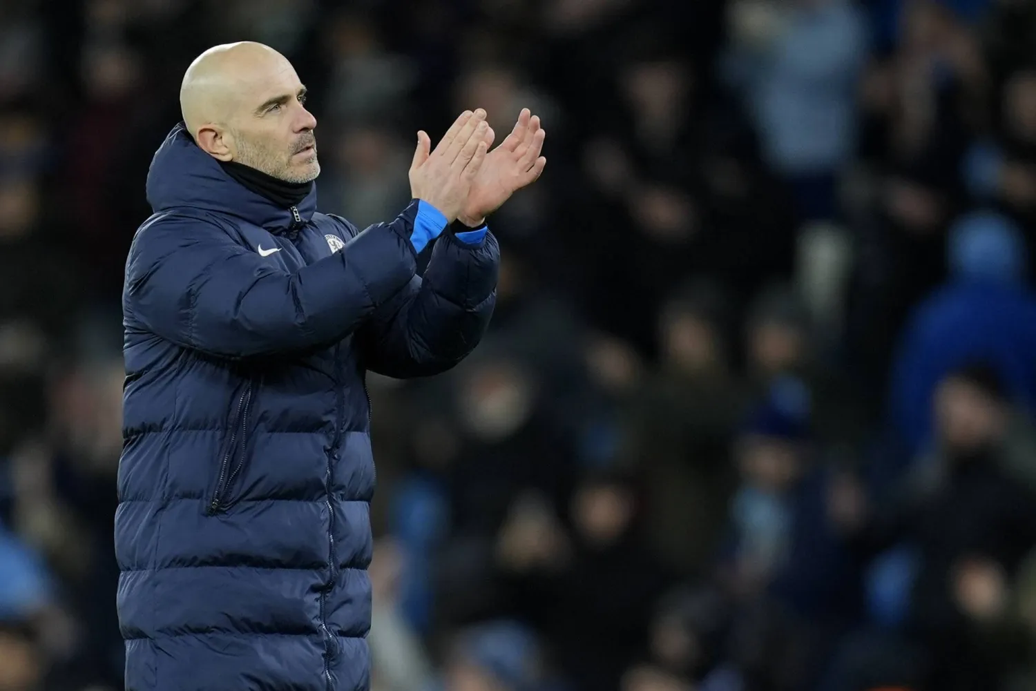 إنزو ماريسكا متفائل رغم الهزيمة من سيتي (إ.ب.أ)