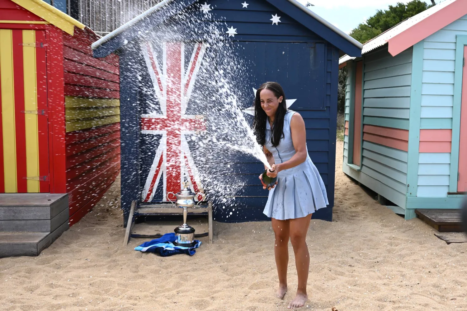 تحتفل كيز بعيد ميلادها الثلاثين وهي في حالة من السلام الداخلي بعد الذي حققته بملبورن (إ.ب.أ)