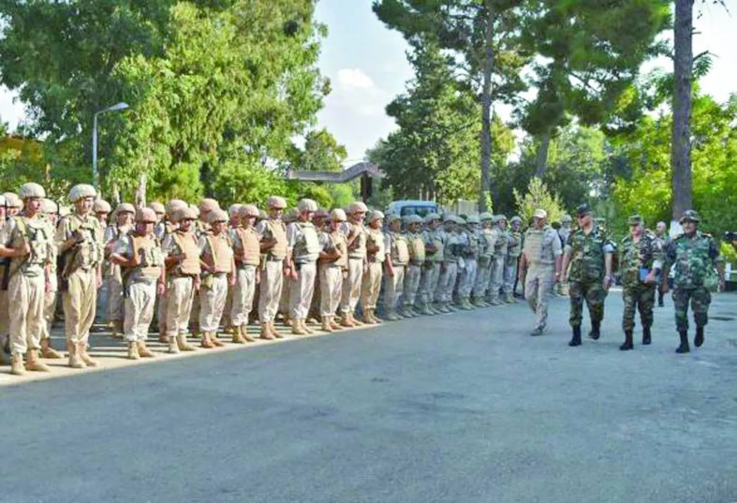 صور نشرتها الوكالة الرسمية السورية لمناورات مشتركة في قاعدة طرطوس البحرية على الساحل السوري أكتوبر 2022 (أ.ف.ب)