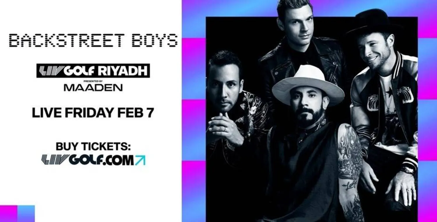 "ليف غولف" أعلنت اليوم عن إقامة حفلات موسيقية عالمية ضمن فعاليات بطولة "ليف غولف" الرياض (الشرق الأوسط)