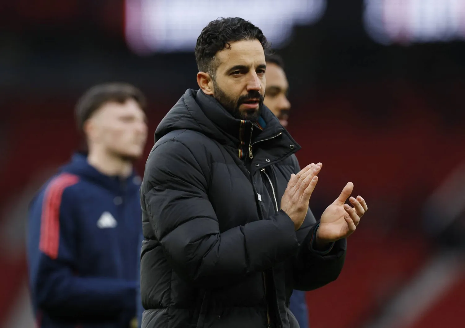 روبن أموريم مدرب مانشستر يونايتد (رويترز)