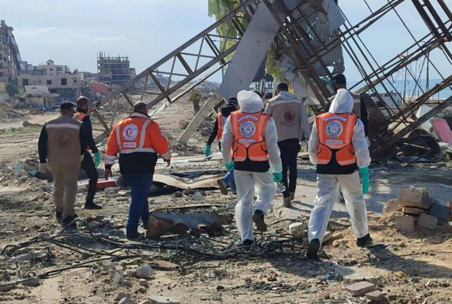 طواقم الإنقاذ التابعة للدفاع المدني في قطاع غزة (الدفاع المدني الفلسطيني)