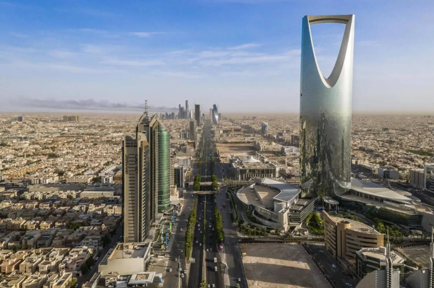 صورة جوية لجانب من العاصمة السعودية الرياض (واس)