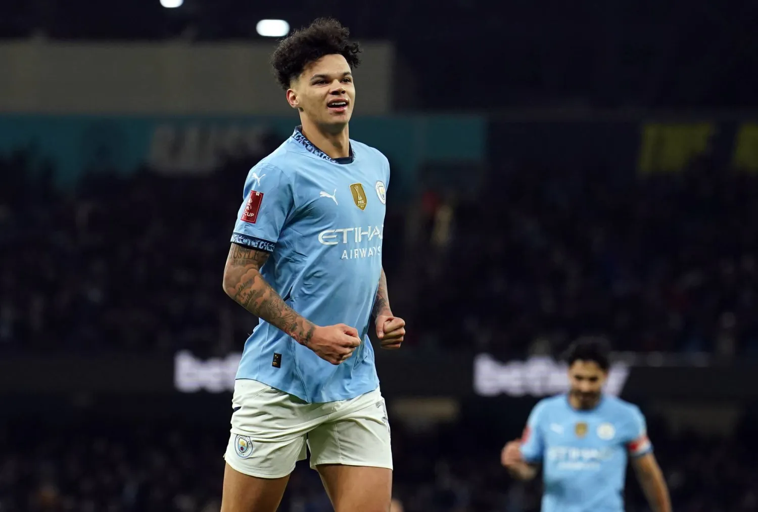 نيكو أوريلي لاعب مانشستر سيتي (د.ب.أ)