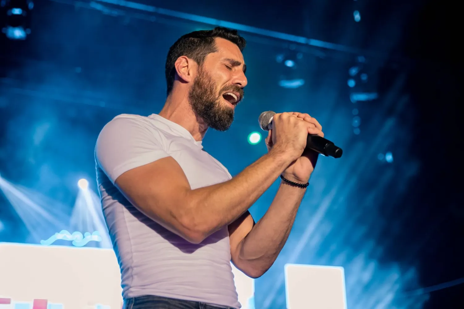 عزيز مرقة من النجوم الشباب المشاركين في حفلات بيروت (أمين أبي ياغي)