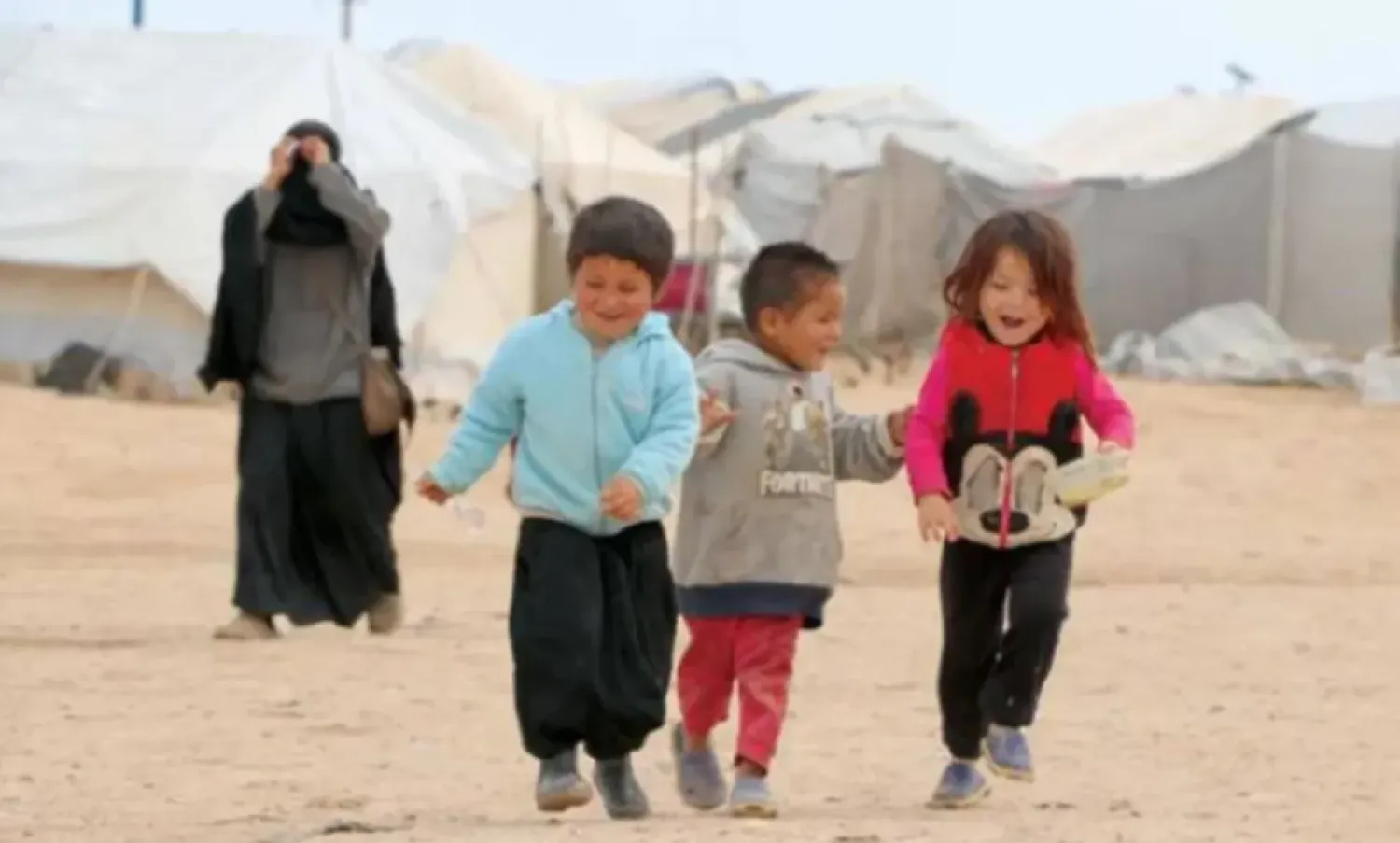 File photo of Syrian children at Al-Hol camp - AAWSAT
