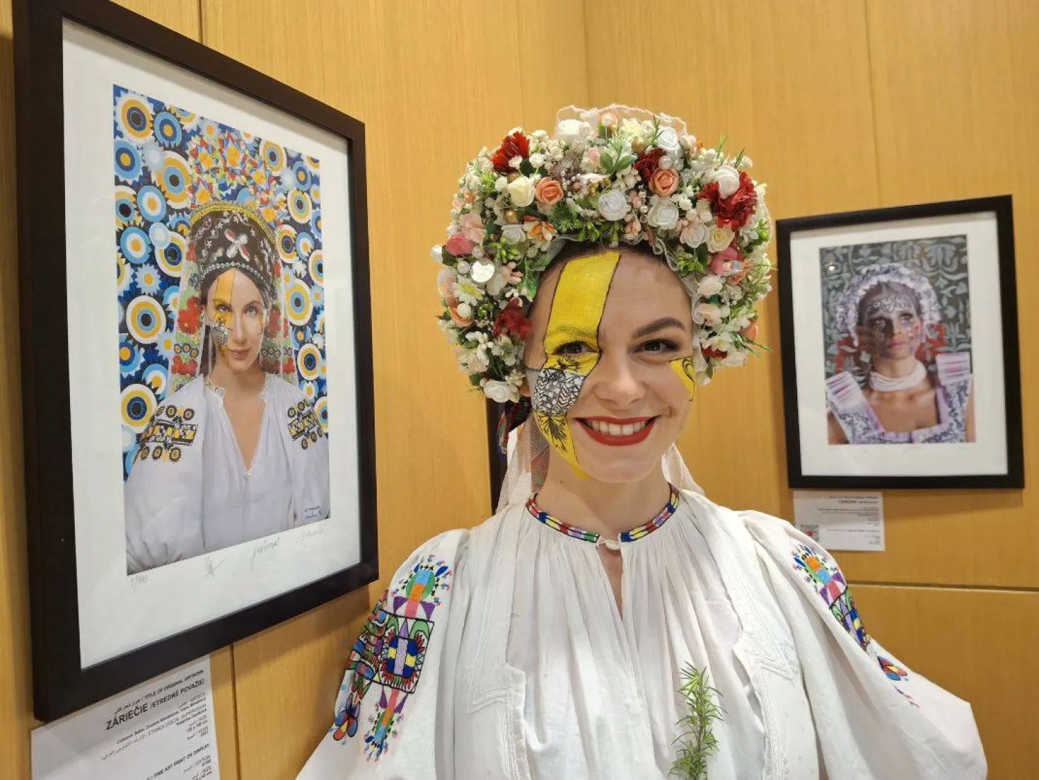 أزياء شعبية سلوفاكية تحاكي التراث (متحف الحضارة المصرية)