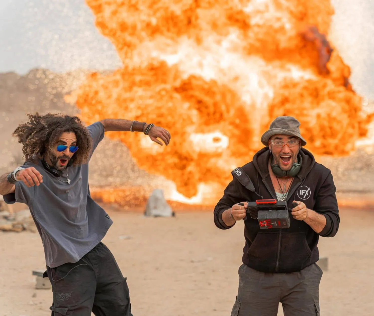 فيلم «The Seven Dogs» يتم تصويره في استوديوهات الحصن بالسعودية (حساب المستشار تركي آل الشيخ بـ«فيسبوك»)