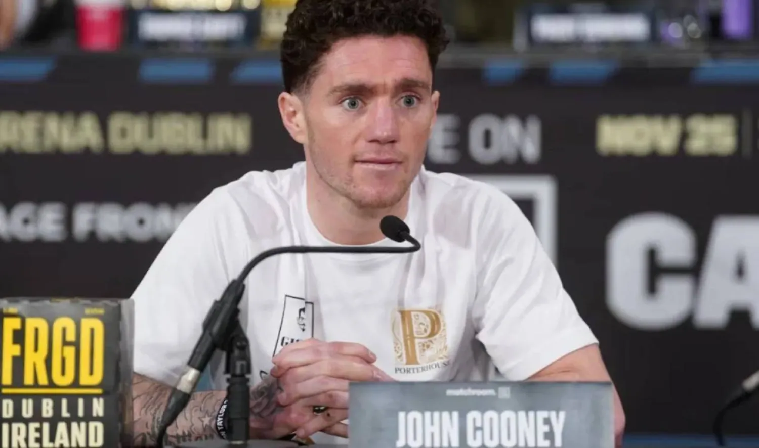 Irish boxer John Cooney. AP file photo