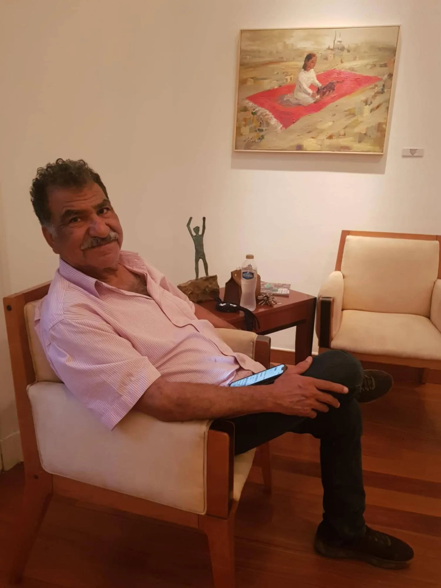 محمد عبلة في المعرض