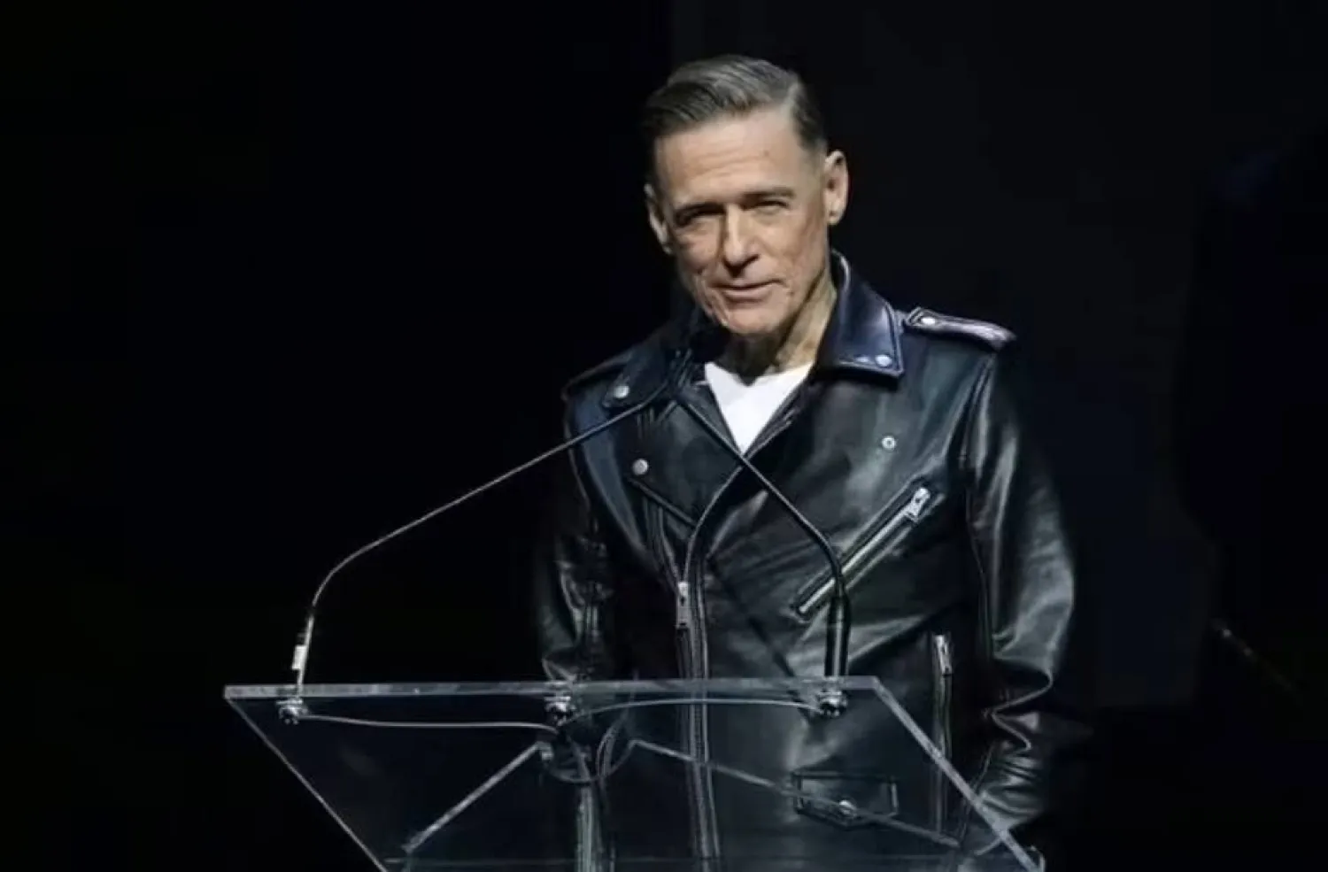 Bryan Adams speaks at the 2022 Canadian Songwriters Hall Of Fame Gala at Massey Hall in September 2022 in Toronto, Ontario. AFP