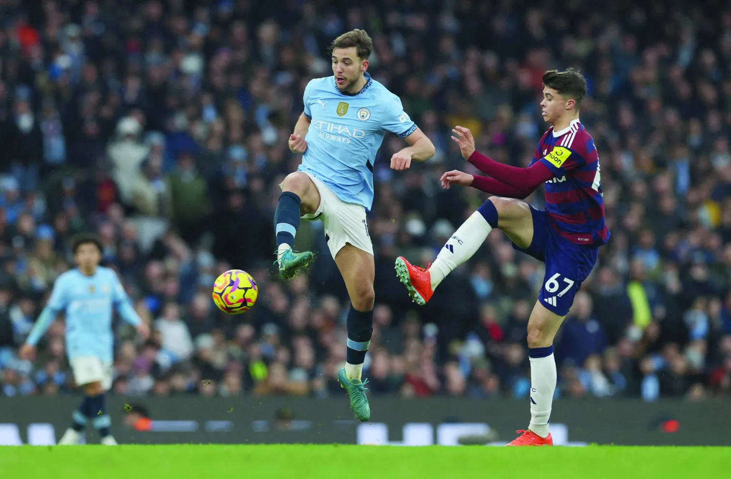 قدَّم غونزاليس أداءً رائعاً في المباراة التي فاز فيها مانشستر سيتي برباعية نظيفة على نيوكاسل (رويترز)