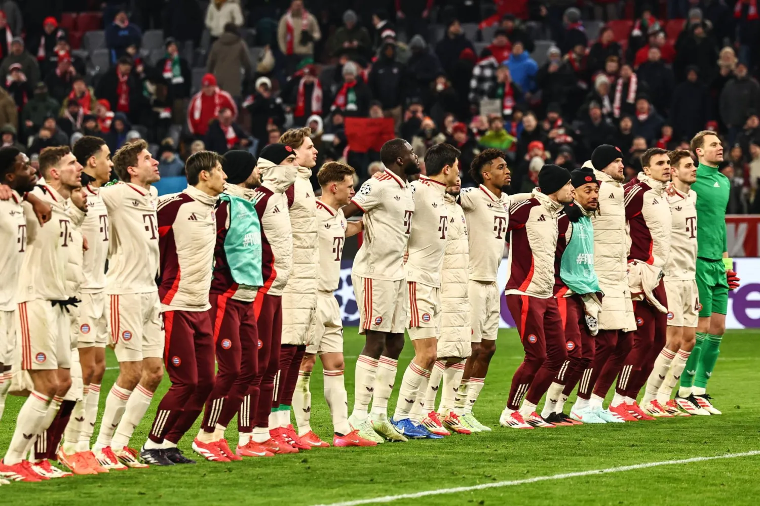 بايرن يواجه فرانكفورت بعد تأهله بصعوبة لدور الـ16 بدوري أبطال أوروبا على حساب سيلتك (إ.ب.أ)