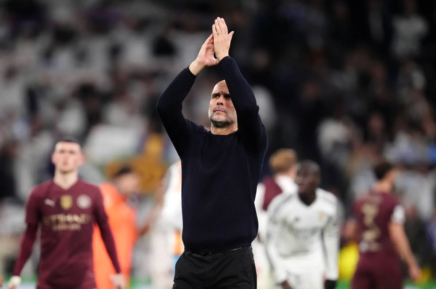 الإسباني جوسيب غوارديولا مدرب مان سيتي (د.ب.أ)