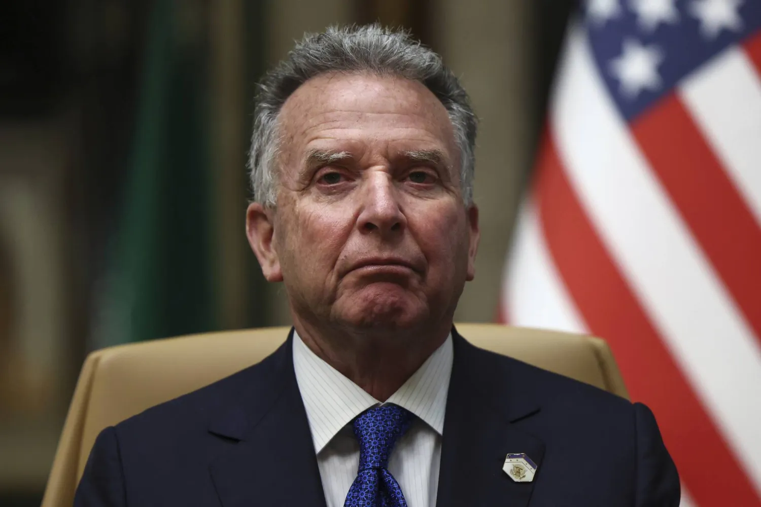 المبعوث الأميركي إلى الشرق الأوسط ستيف ويتكوف بُعيد اجتماع وزير الخارجية الأميركي ماركو روبيو ومستشار الأمن القومي مايك والتز مع وزير الخارجية الروسي سيرغي لافروف ومستشار السياسة الخارجية للكرملين يوري أوشاكوف في الرياض الثلاثاء الماضي (أ.ب)