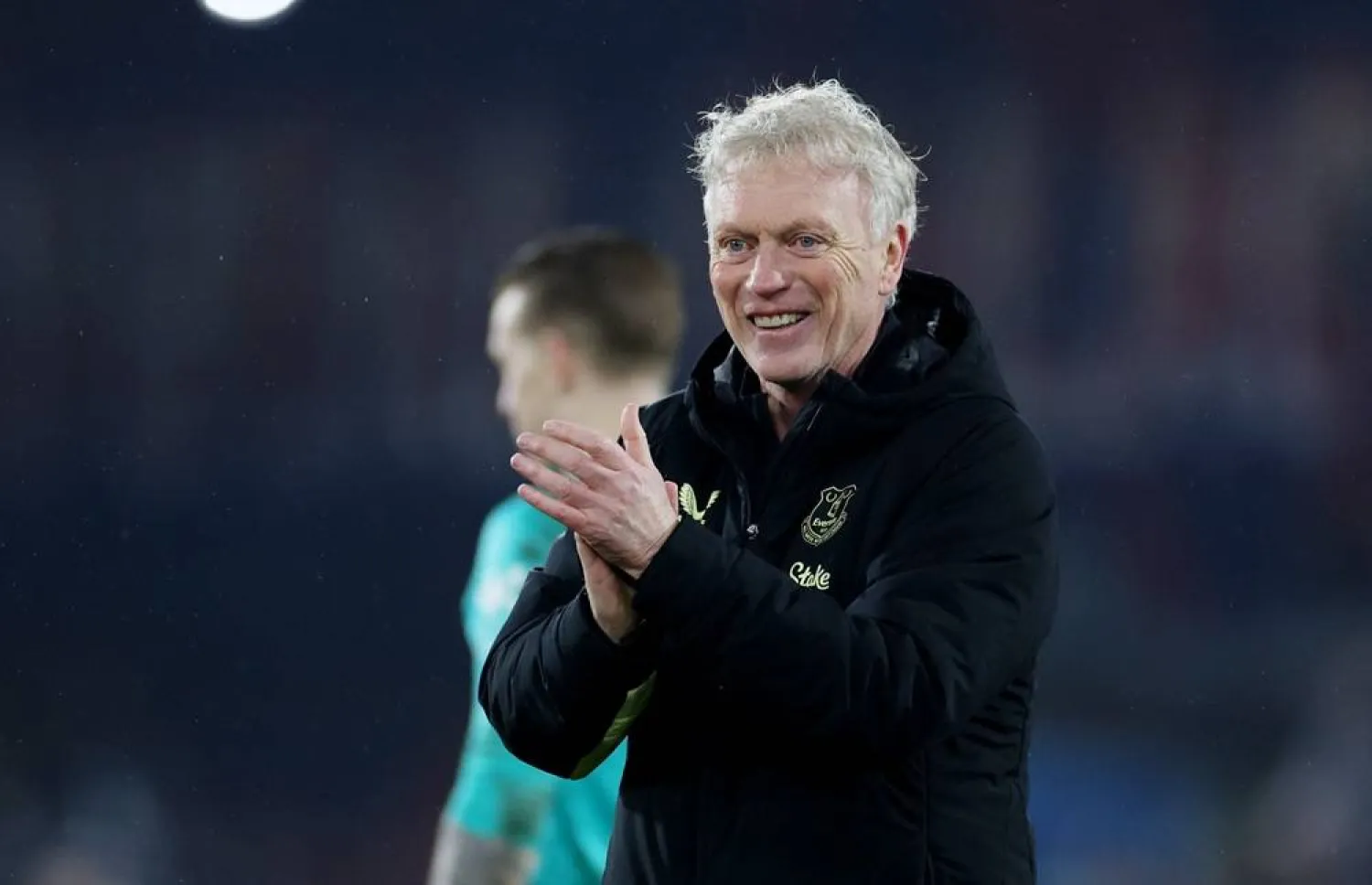 Football - Premier League - Crystal Palace v Everton - Selhurst Park, London, Britain - February 15, 2025 Everton manager David Moyes celebrates after the match. (Reuters) 
