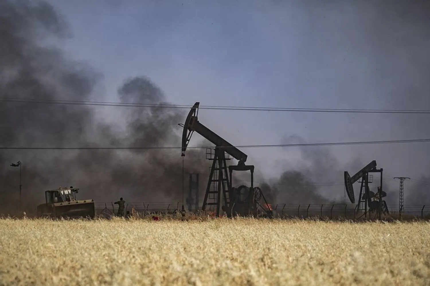 An oil well in al Qahtaniyah, Syria (AFP) 