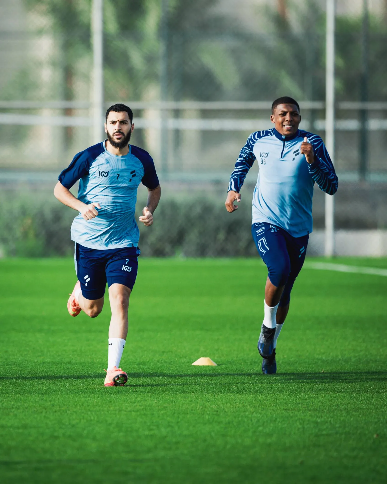 من استعدادات الفتح لمواجهة الأخدود (نادي الفتح)