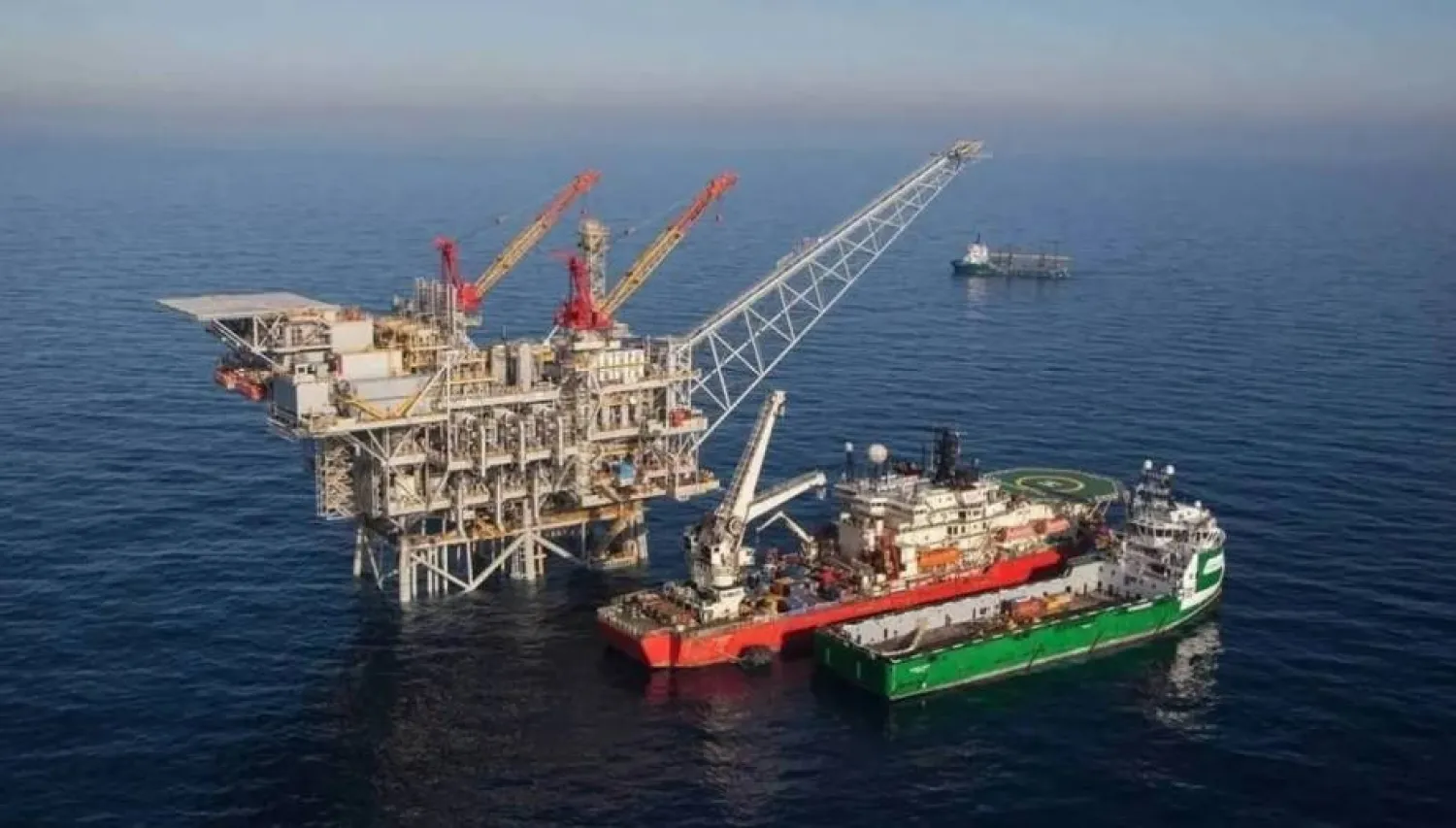 An offshore gas platform (Reuters)