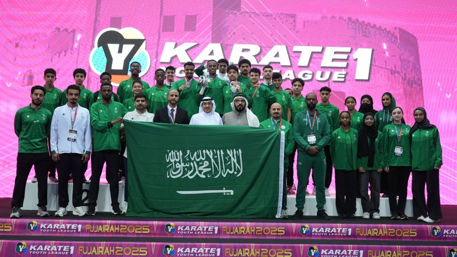 مثل المنتخب السعودي للكاراتيه 59 لاعباً ولاعبة (الشرق الأوسط)