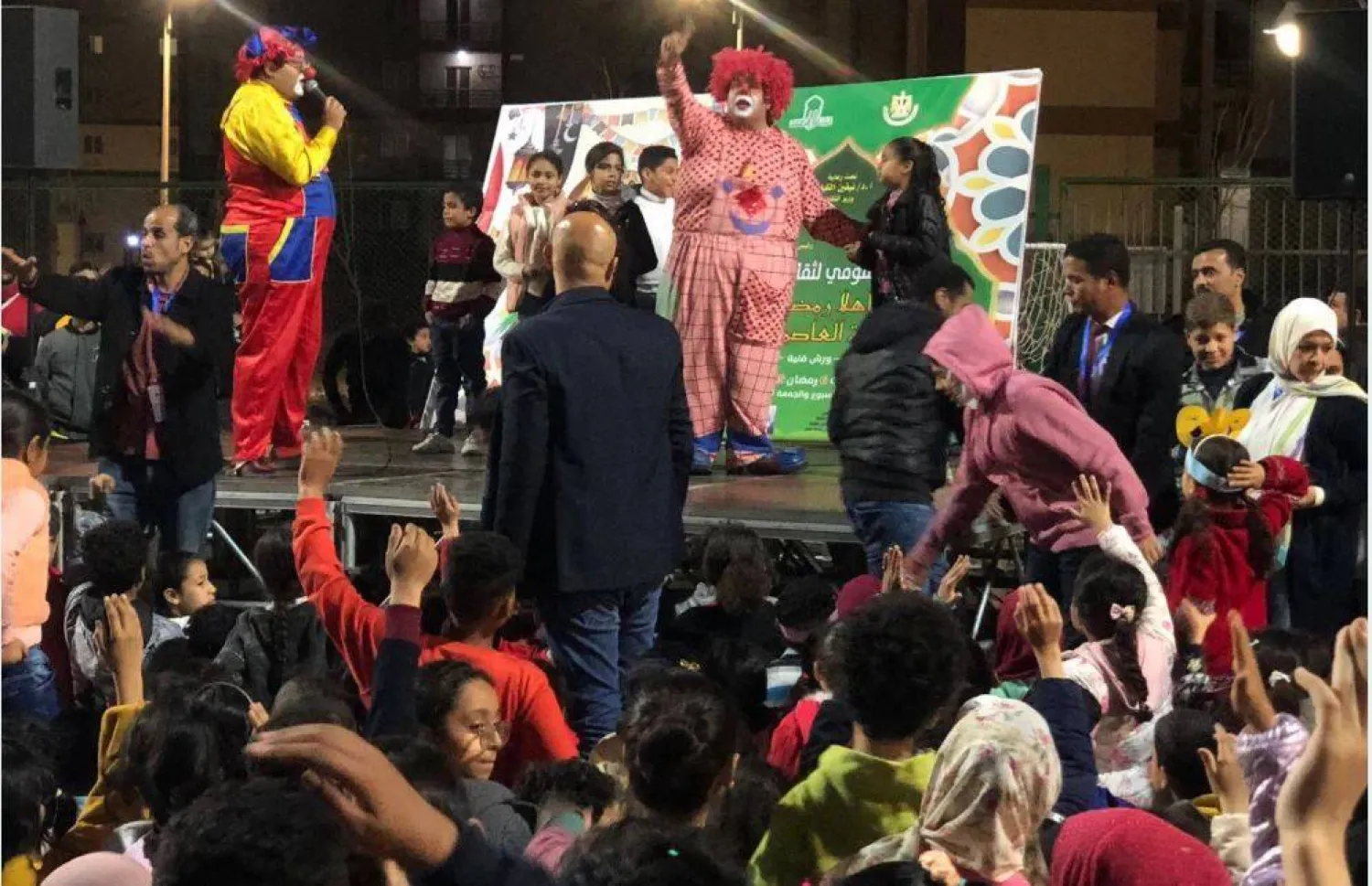 إحدى فقرات السيرك بليالي أهلاً رمضان السابقة (وزارة الثقافة المصرية)