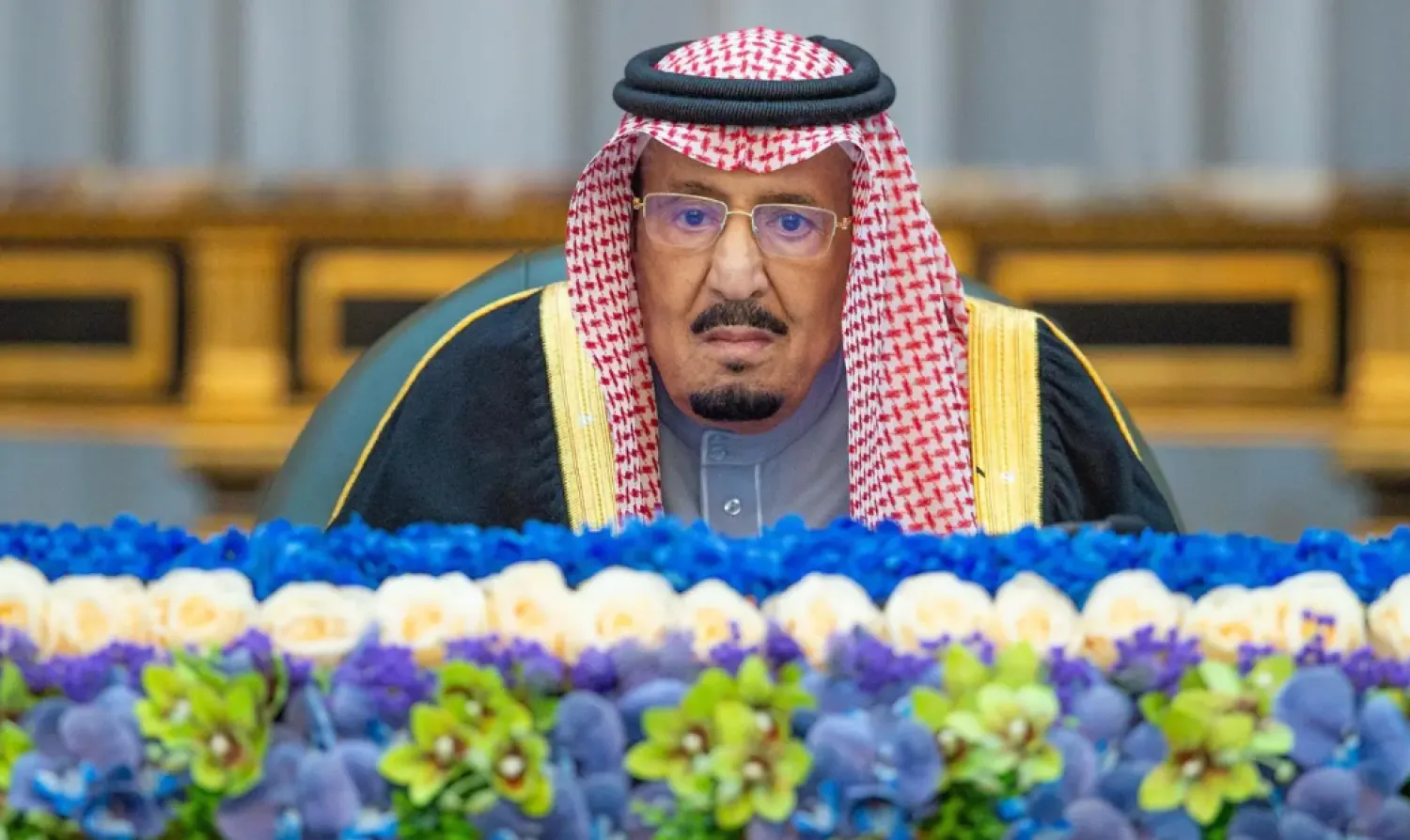  Custodian of the Two Holy Mosques King Salman bin Abdulaziz Al Saud chairs the Cabinet session held Tuesday in Riyadh - SPA