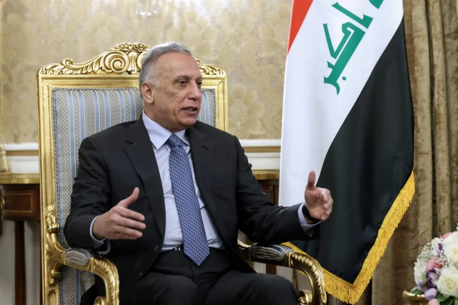 رئيس الوزراء العراقي مصطفى الكاظمي (د.ب.أ)