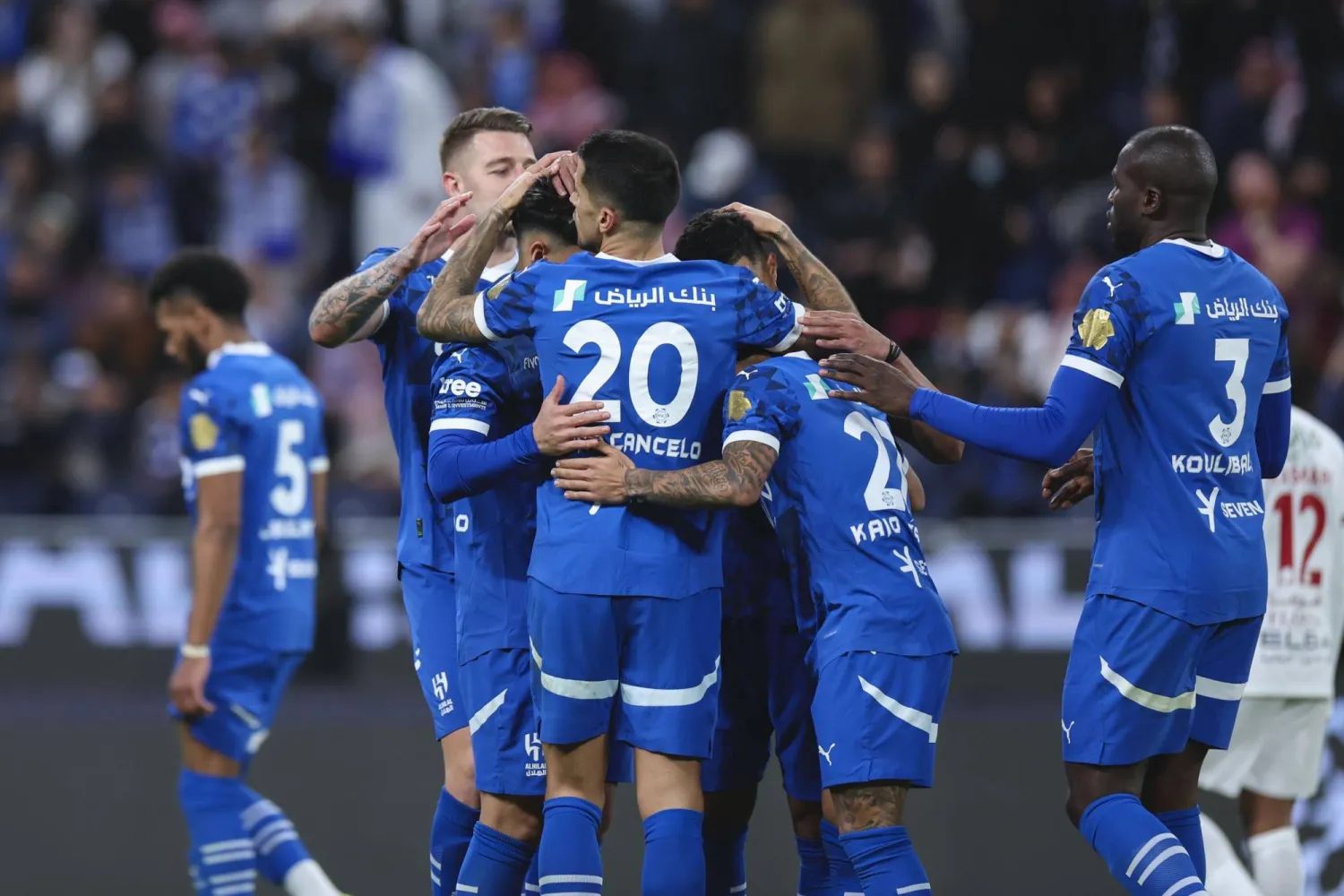 تنفس الهلال الصعداء بفوز كبير حققه أمام الخلود (تصوير: يزيد السمراني)