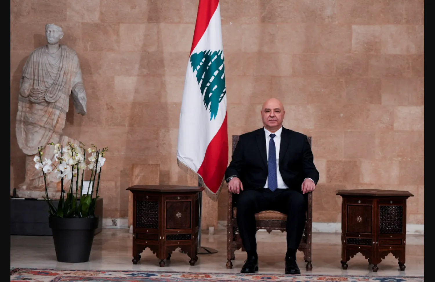 الرئيس اللبناني جوزيف عون (رويترز)