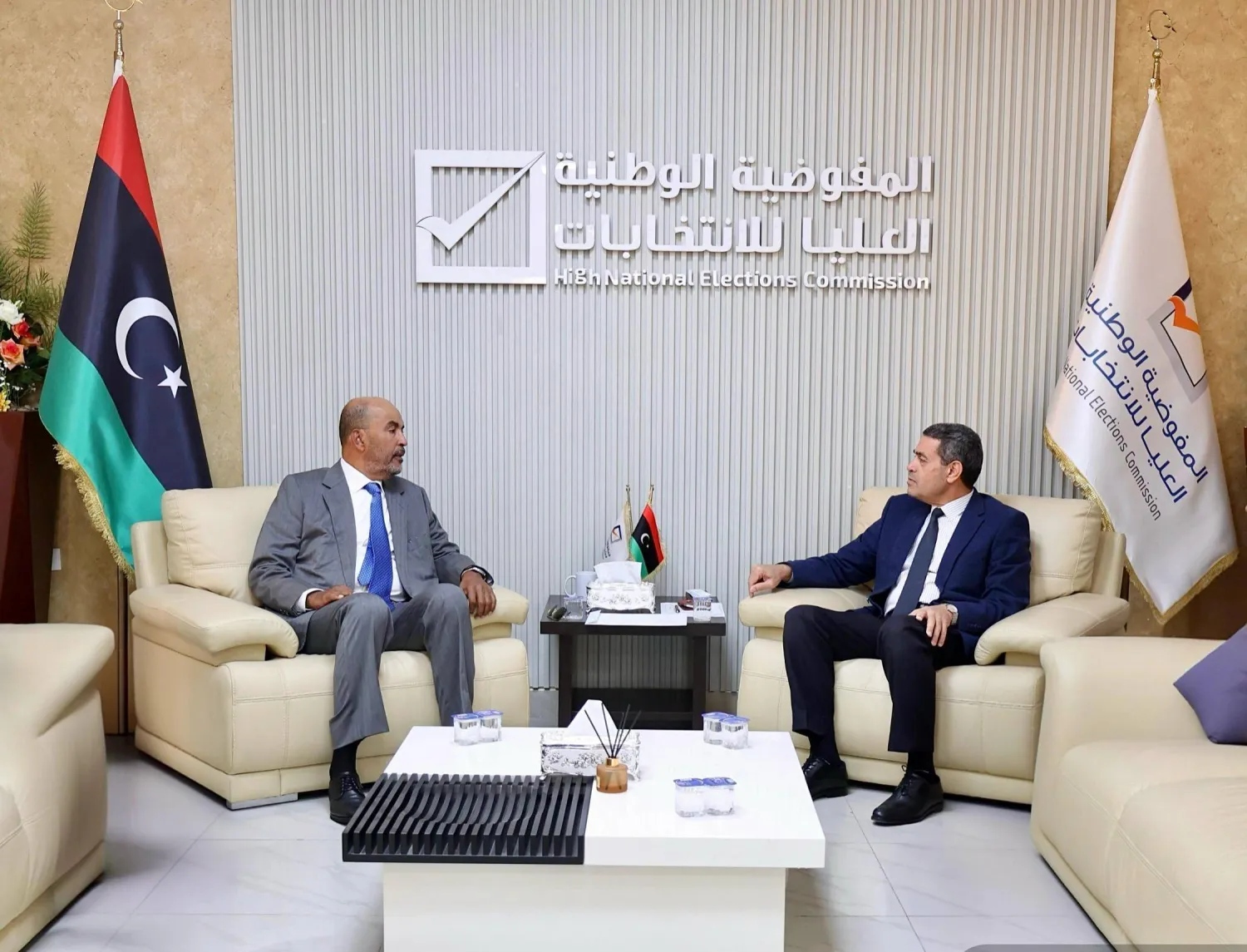 لقاء السايح مع الكوني (المجلس الرئاسي)