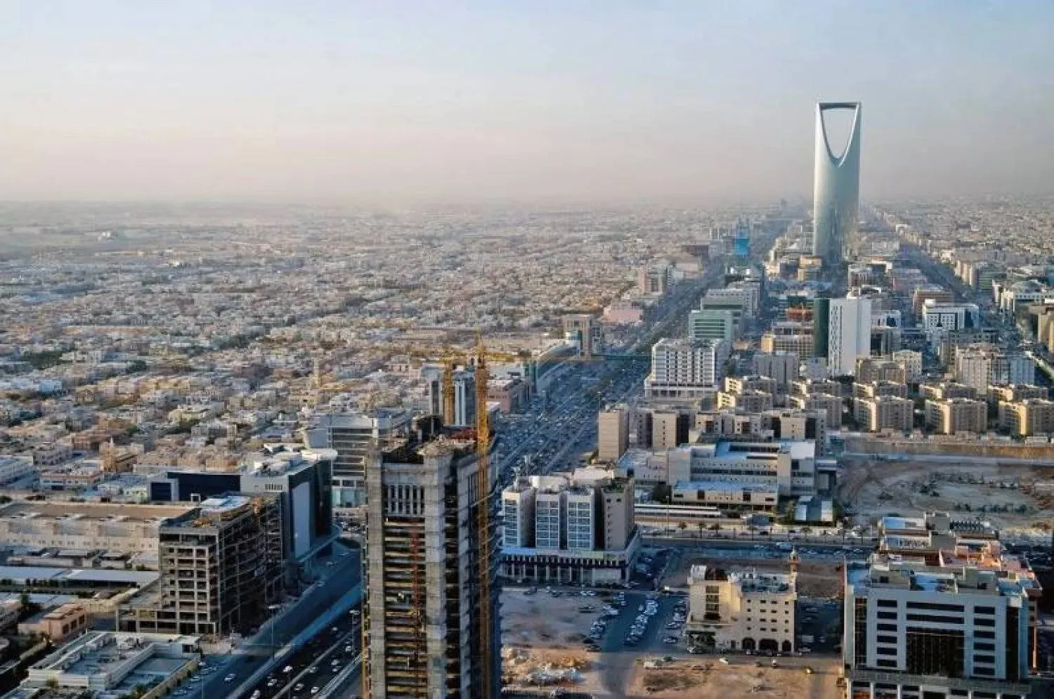 صورة جوية للعاصمة السعودية الرياض (الشرق الأوسط)