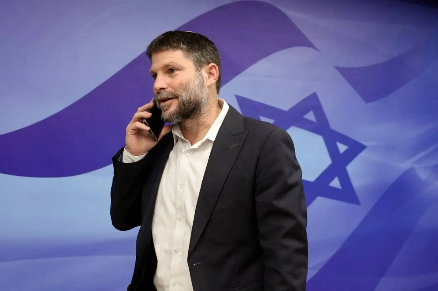 Israeli Minister of Finance Bezalel Smotrich arrives to attend a weekly cabinet meeting at the prime minister's office in Jerusalem March 5, 2023. (Reuters) 