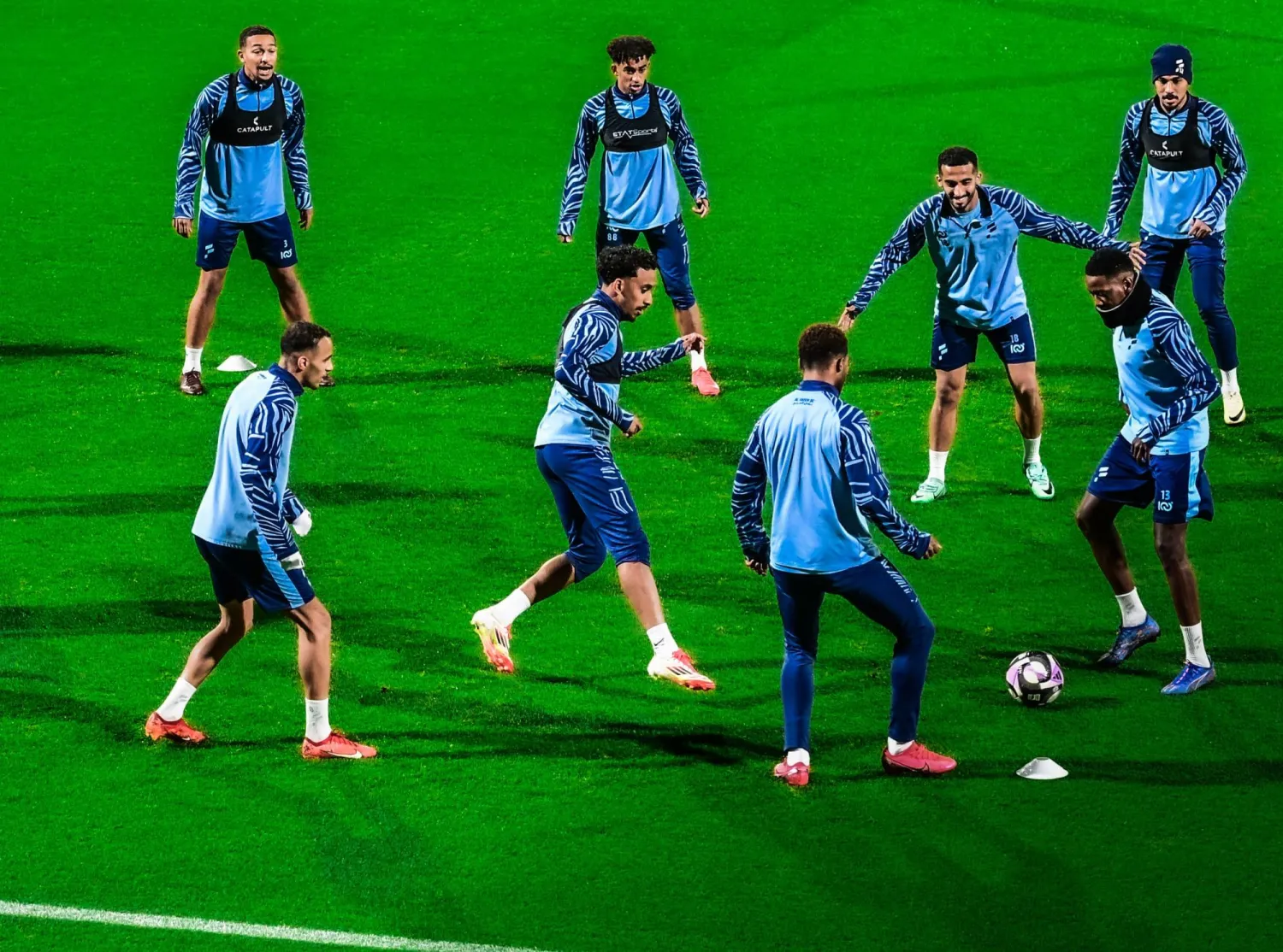 من تدريبات الفتح استعداداً لملاقاة التعاون (نادي الفتح)