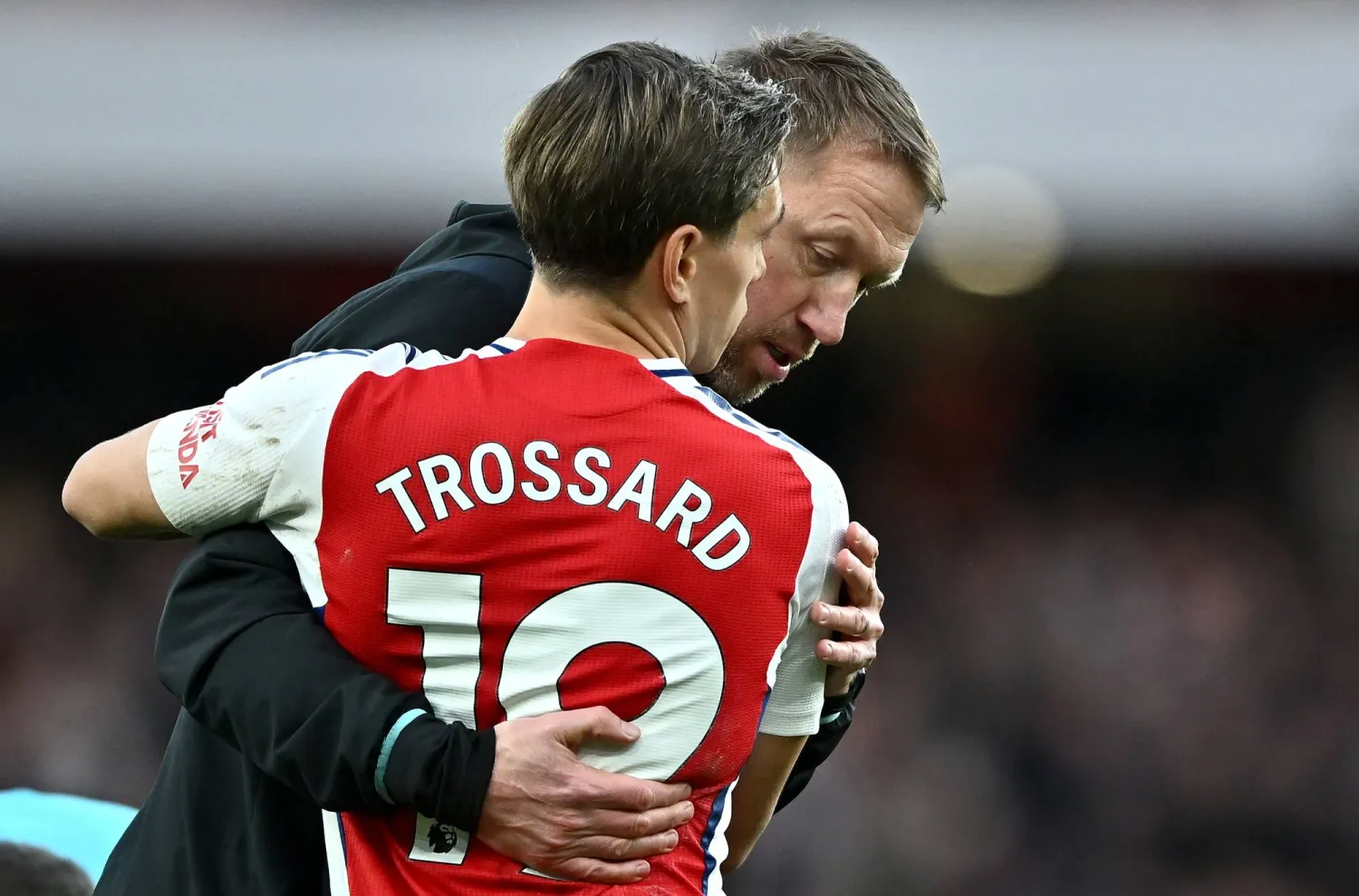 ليناردو تروسارد جناح آرسنال مرشح للعب في الدوري السعودي (إ.ب.أ)