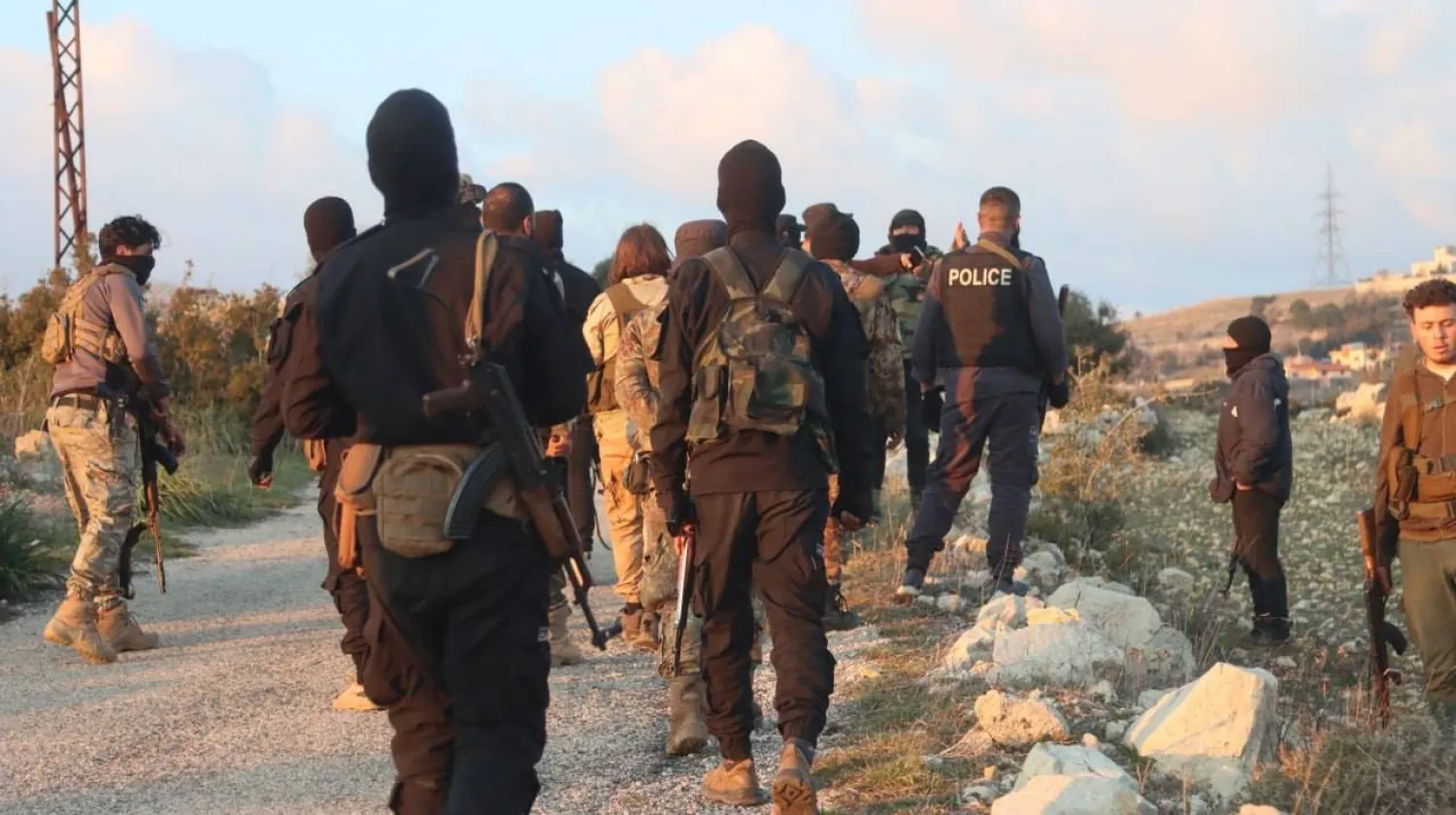 دورية أمنية في بلدة القدموس بمحافظة طرطوس (وزارة الداخلية)