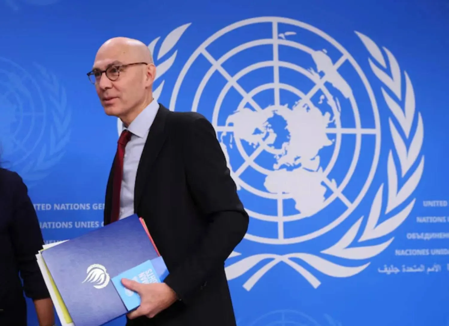 Volker Turk, United Nations High Commissioner for Human Rights, attends a news conference at the United Nations in Geneva, Switzerland, December 6, 2023. REUTERS/Denis Balibouse/File Photo
