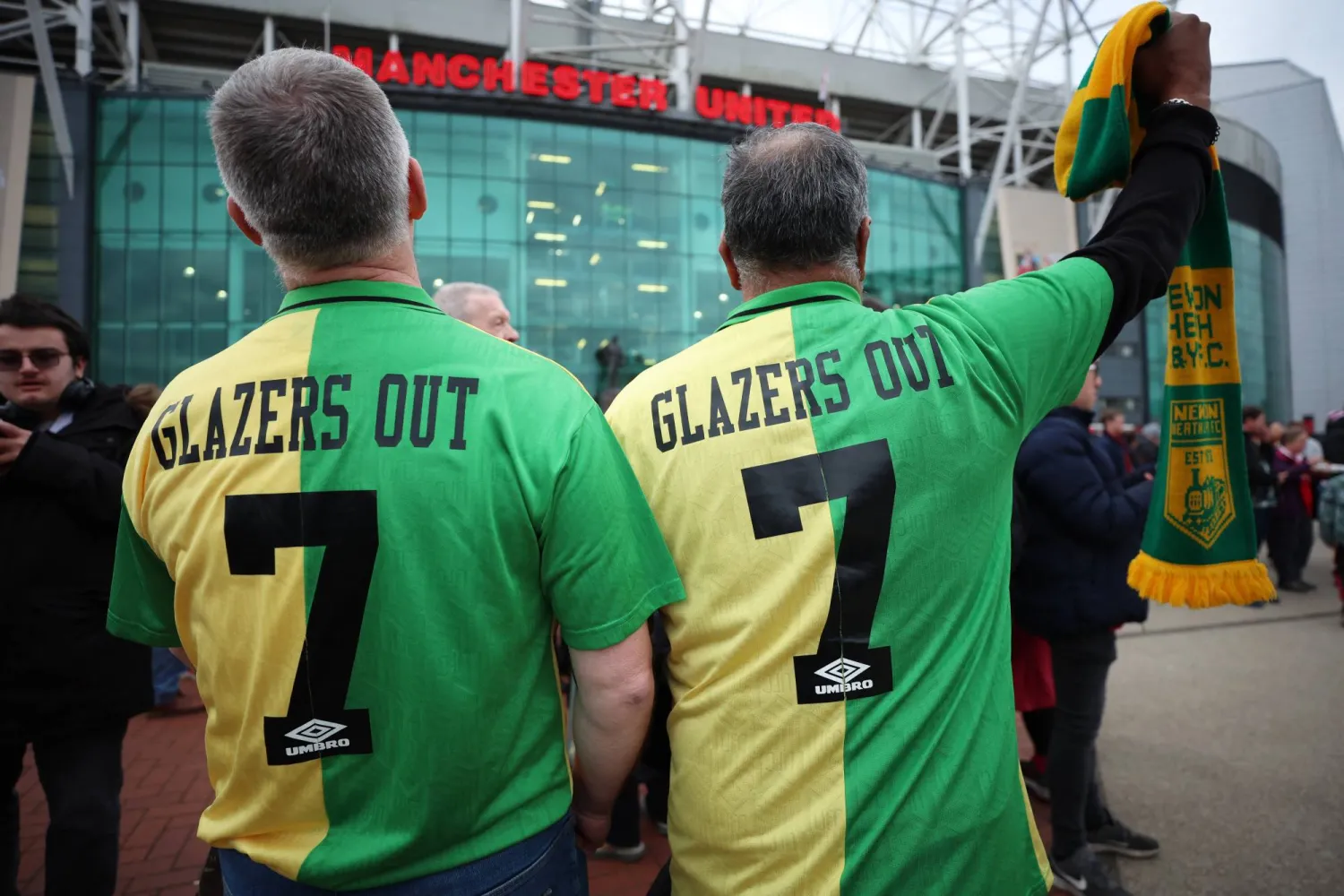 المجموعة طالبت بإنهاء ملكية عائلة غليزر (رويترز)