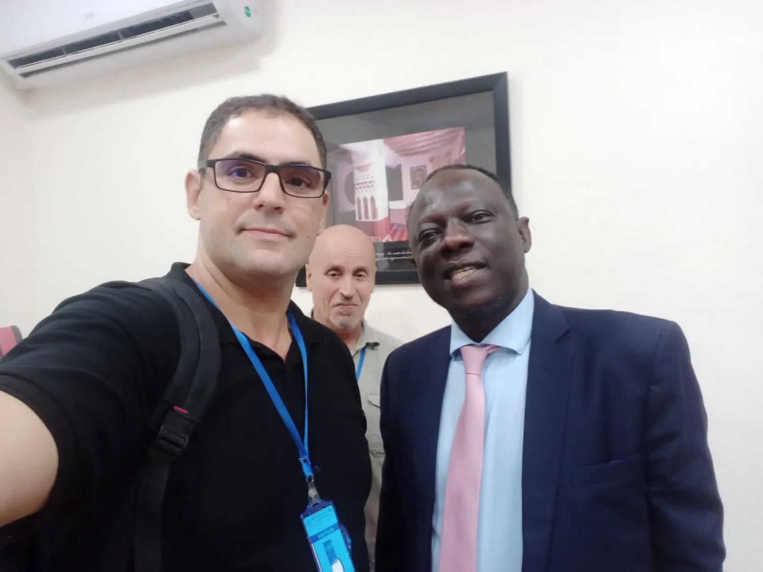 المقرر الأممي لحرية التجمعات خلال لقاء سابق بناشطين حقوقيين (حسابات حقوقيين بالإعلام الاجتماعي)