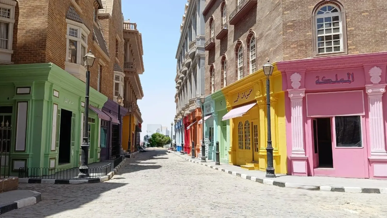 أحد مواقع التصوير بمدينة الإنتاج الإعلامي المصرية (مدينة الإنتاج الإعلامي)