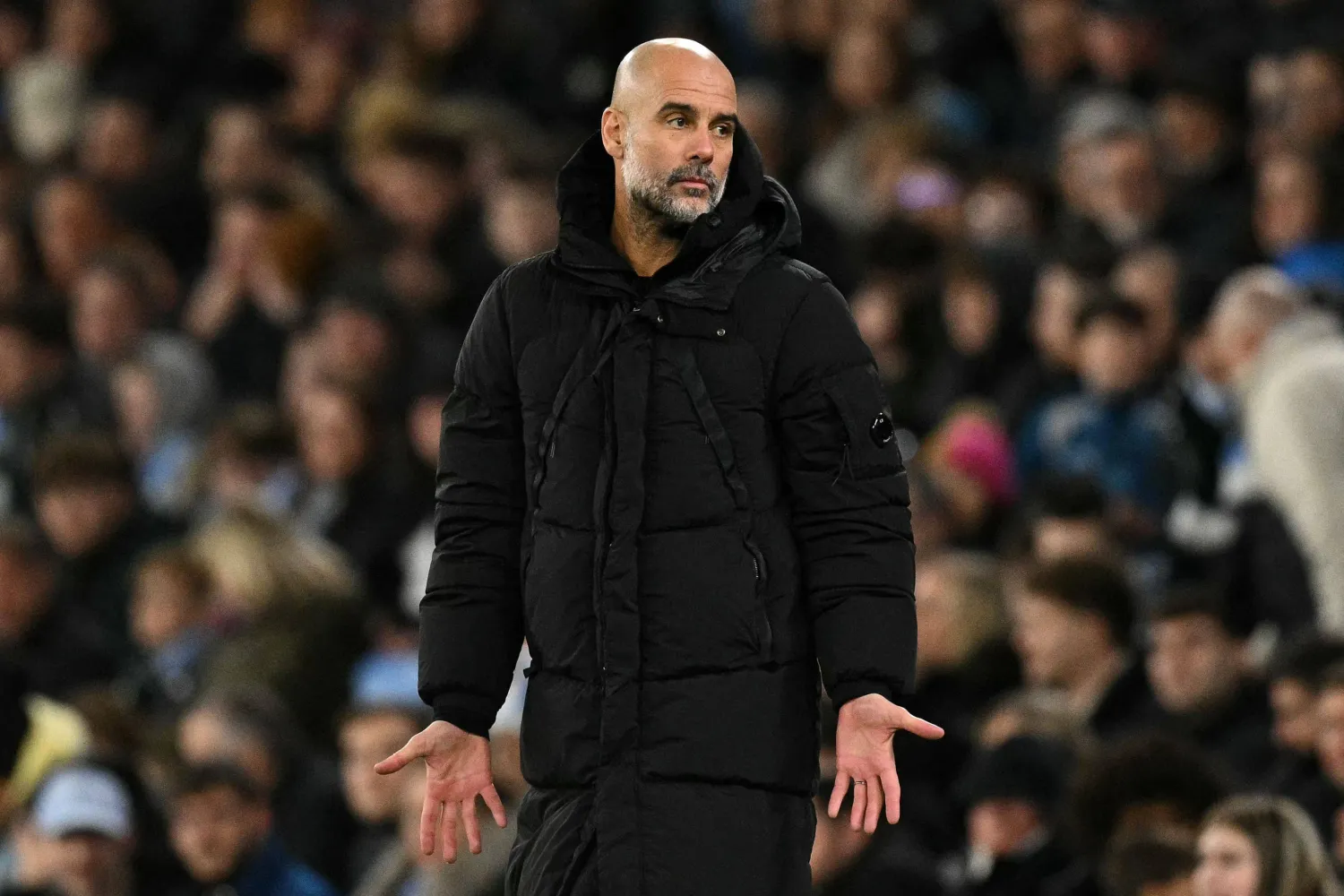 الإسباني بيب غوارديولا مدرب مانشستر سيتي (أ.ف.ب)