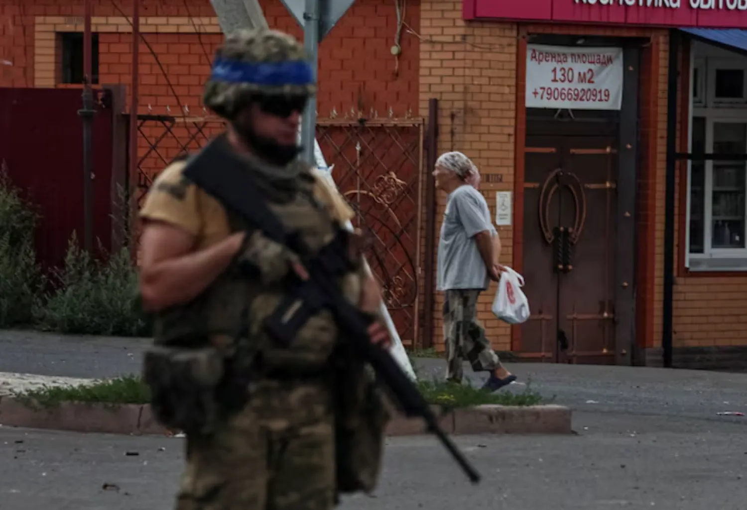 Ukrainian serviceman, Sudzha, Russia, August 16, 2024. REUTERS/Yan Dobronosov 
