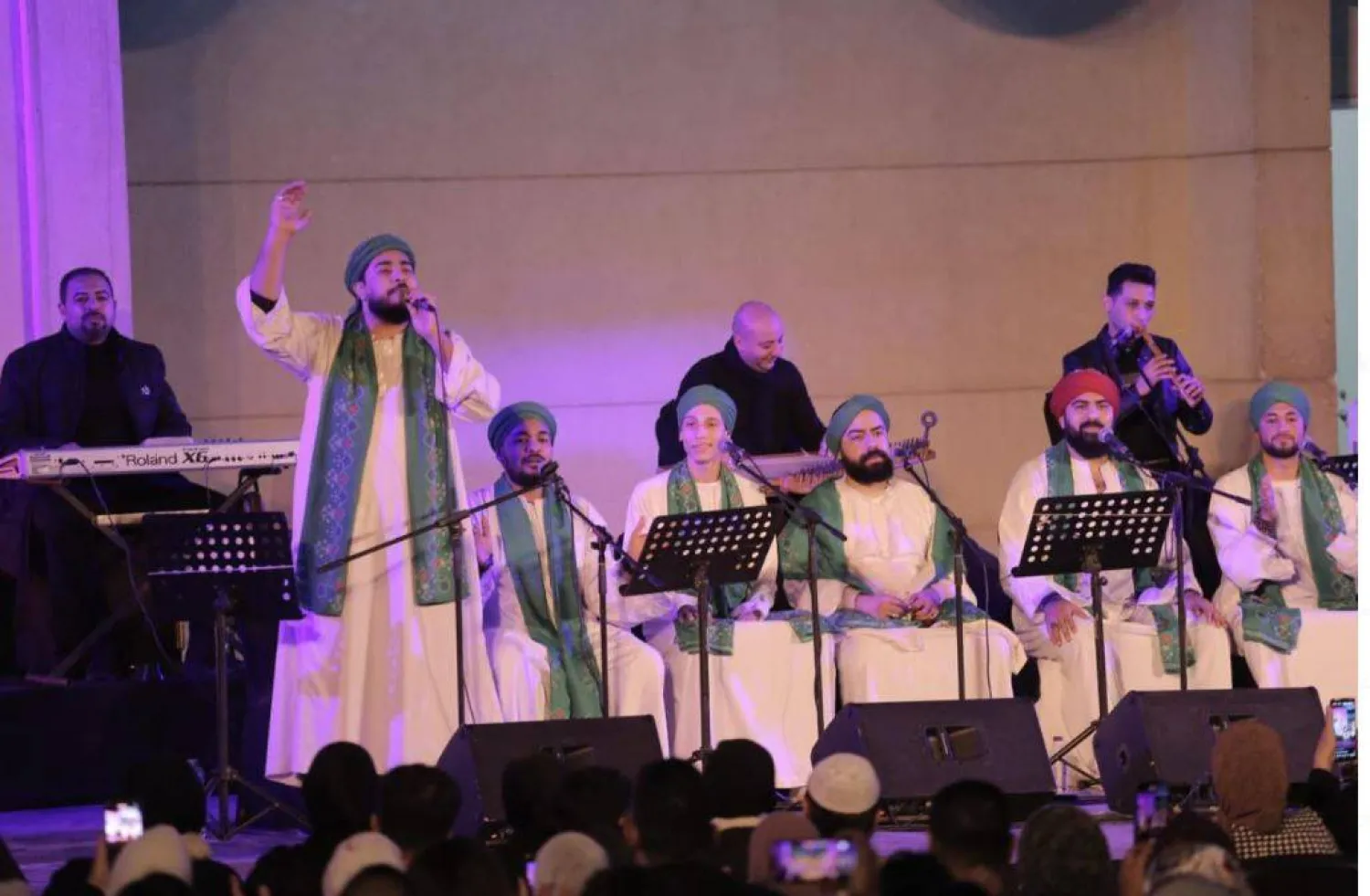 فرقة «الحضرة» أحيت حفلاً بليالي رمضان في الأوبرا المصرية (وزارة الثقافة المصرية)